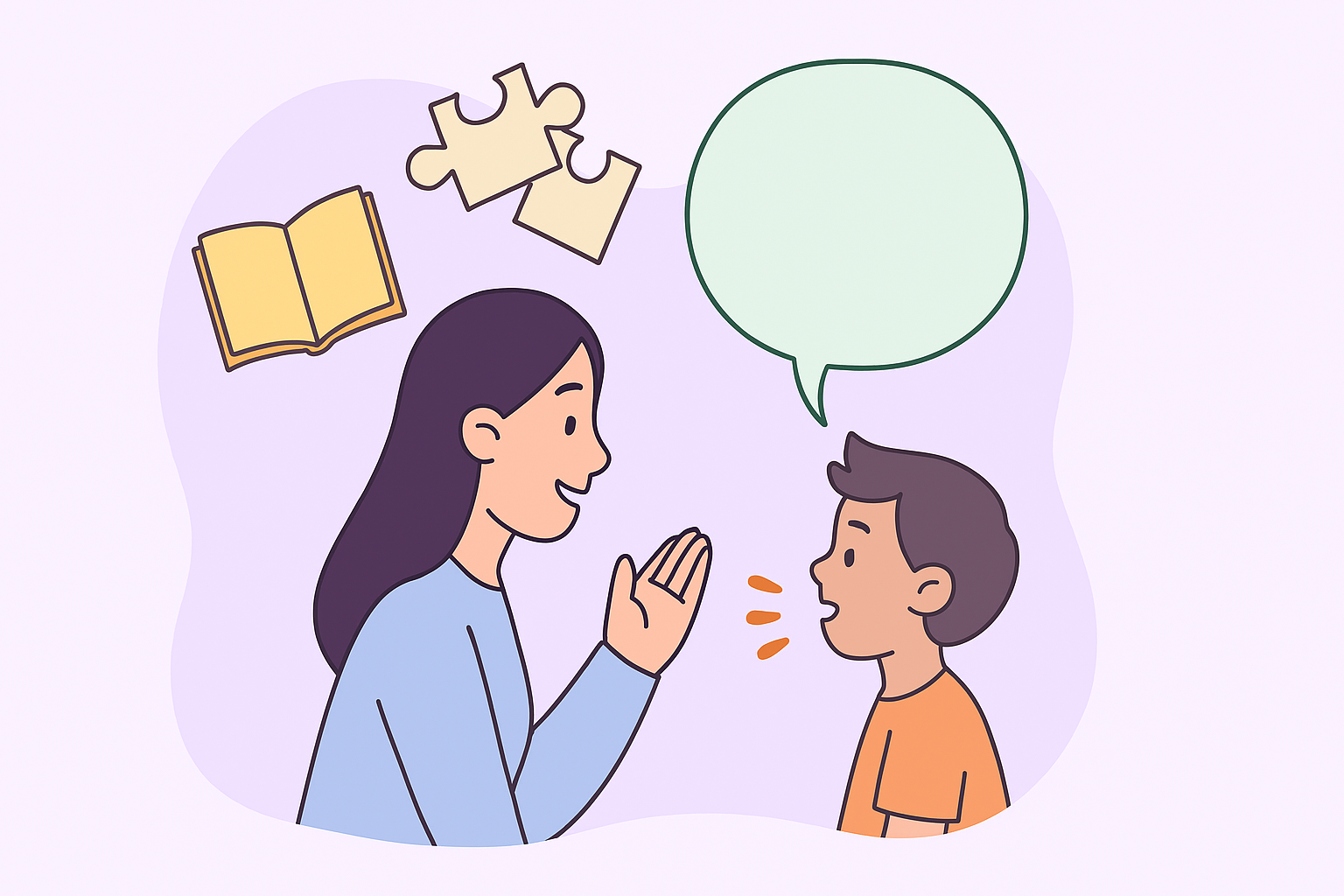 گفتاردرمانی تاخیر گفتاری در مشهد | بهبود زبان و مهارت‌های ارتباطی کودکان